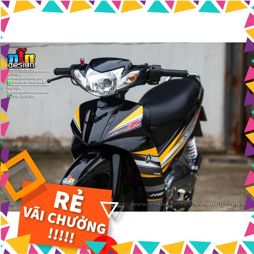 Tem Rời Sisius Mẫu Spark Z Vàng Đen