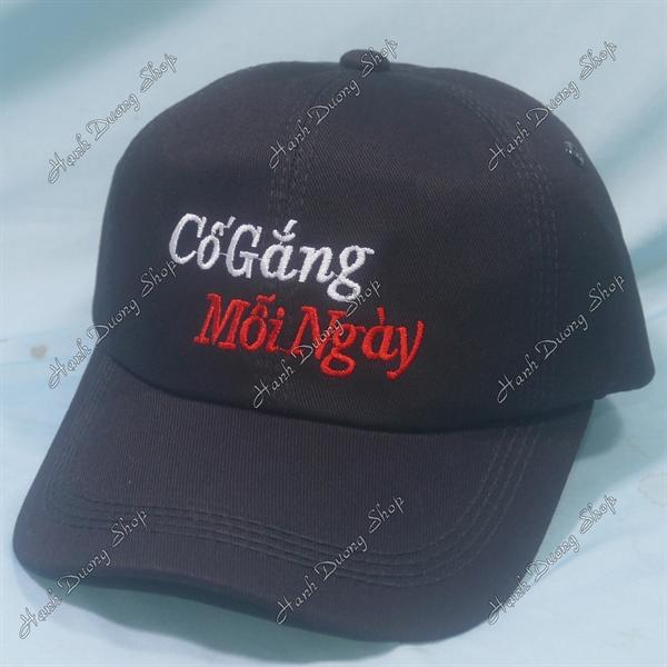 Set Nón Cặp Bucket &amp; Cap Cố Gắng Mỗi Ngày (CGM01);(KMG01) - Combo Cố Gắng Mỗi Ngày