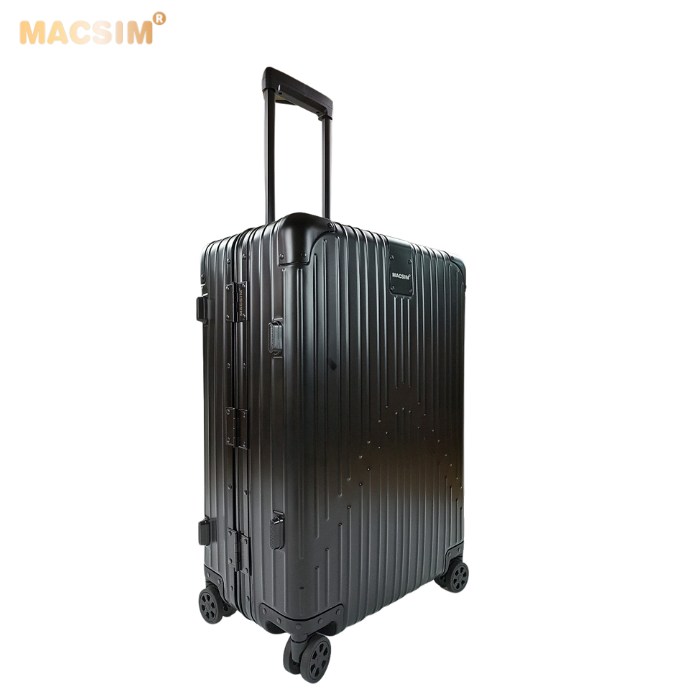 Vali hợp kim nhôm nguyên khối MS1104 Macsim cao cấp màu Rose,màu bạc,màu đen,màu ti-gold cỡ 26inches