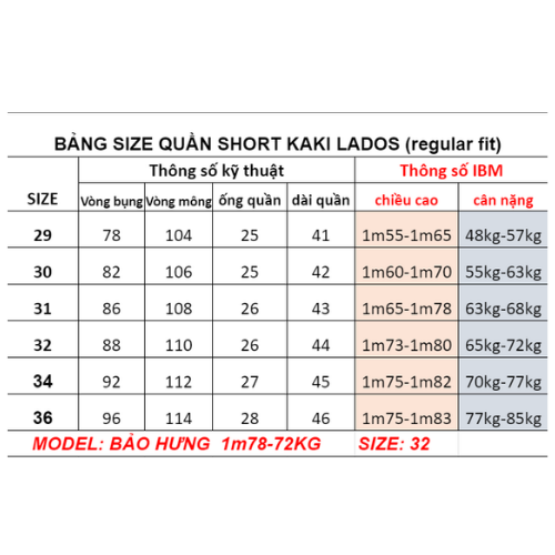 Quần short kaki form rộng cao cấp LADOS - 4044 chất vải dày dặn năng động