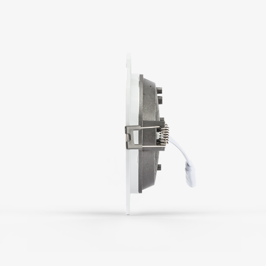 Đèn âm trần Downlight Đổi màu Viền Bạc D AT10L ĐM 110 9W