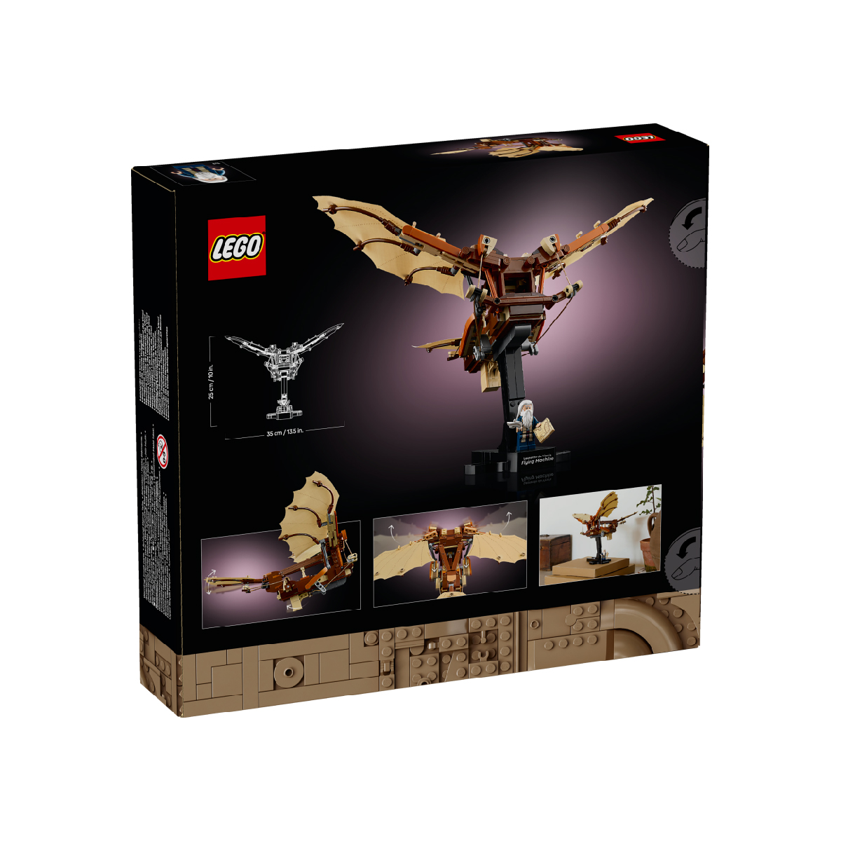 Đồ Chơi Lắp Ráp Cỗ Máy Bay Của Da Vinci LEGO ADUTLS 10363 (493 chi tiết)