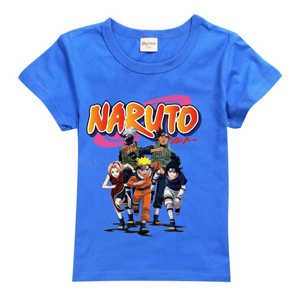 Áo thun trẻ em naruto 5 màu , Có size người lớn, King Cotton