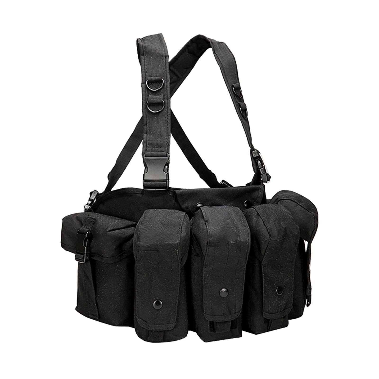 MOLLE Harness Chest Rig Adjustable  Modular Vest