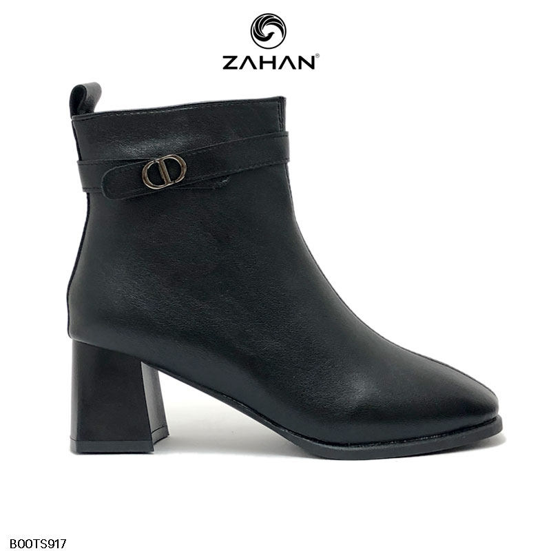 Boots nữ, cổ ngắn, mũi vuông,5cm BOOTS917