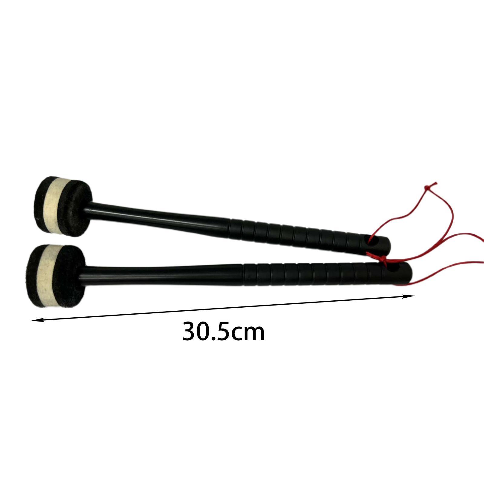 2 Pieces Drum Mallet Felt Mallet for Gong Woodblock Drum Bells