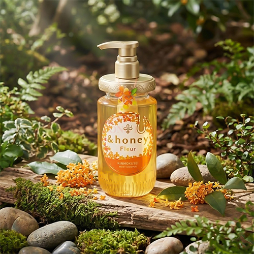Dầu gội dưỡng ẩm hương hoa &amp;Honey Fleur Kinmokusei Moist Shampoo (450ml) - Hàng chính hãng