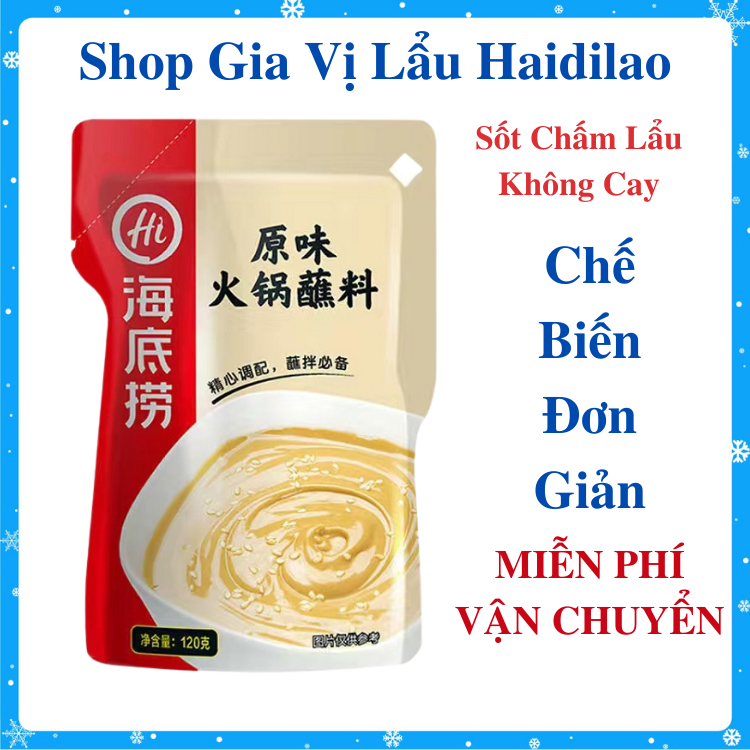 Sốt Chấm Lẩu Haidilao Không Cay