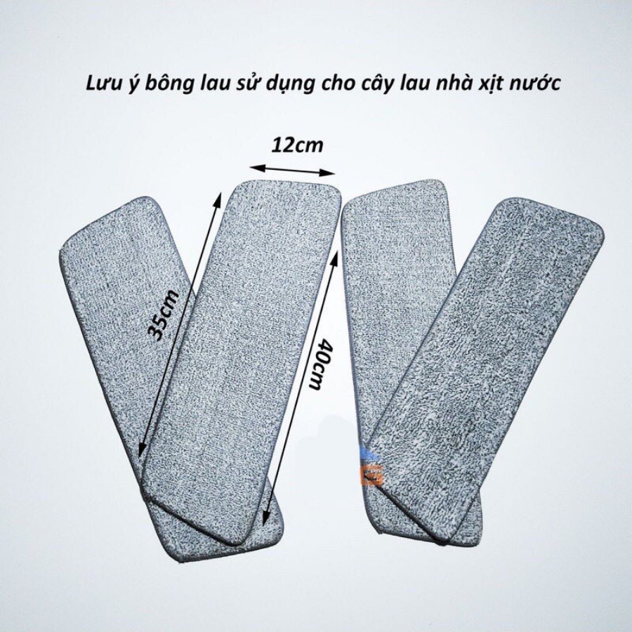 COMBO BÔNG LAU NHÀ THAY THẾ CHO CÂY XỊT NƯỚC