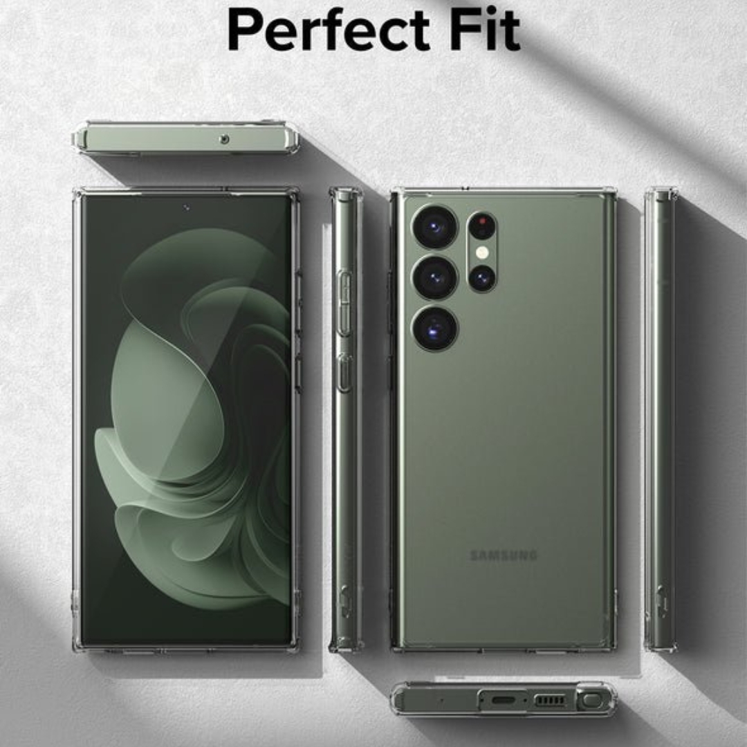 Ốp Lưng Case Dành Cho Samsung Galaxy S23 Ultra, Ringke Fusion Matte, Trong Suốt, Lưng Nhám, Chống Vân Tay - Hàng Chính Hãng