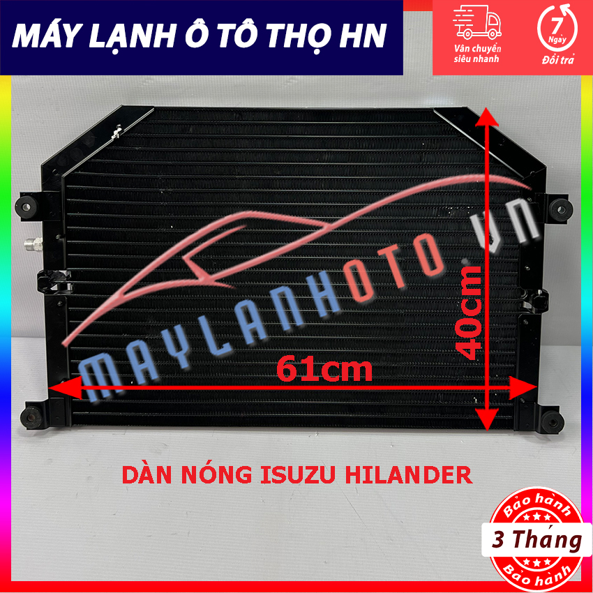 Dàn nóng Isuzu Hilander Hàng xịn Thái Lan