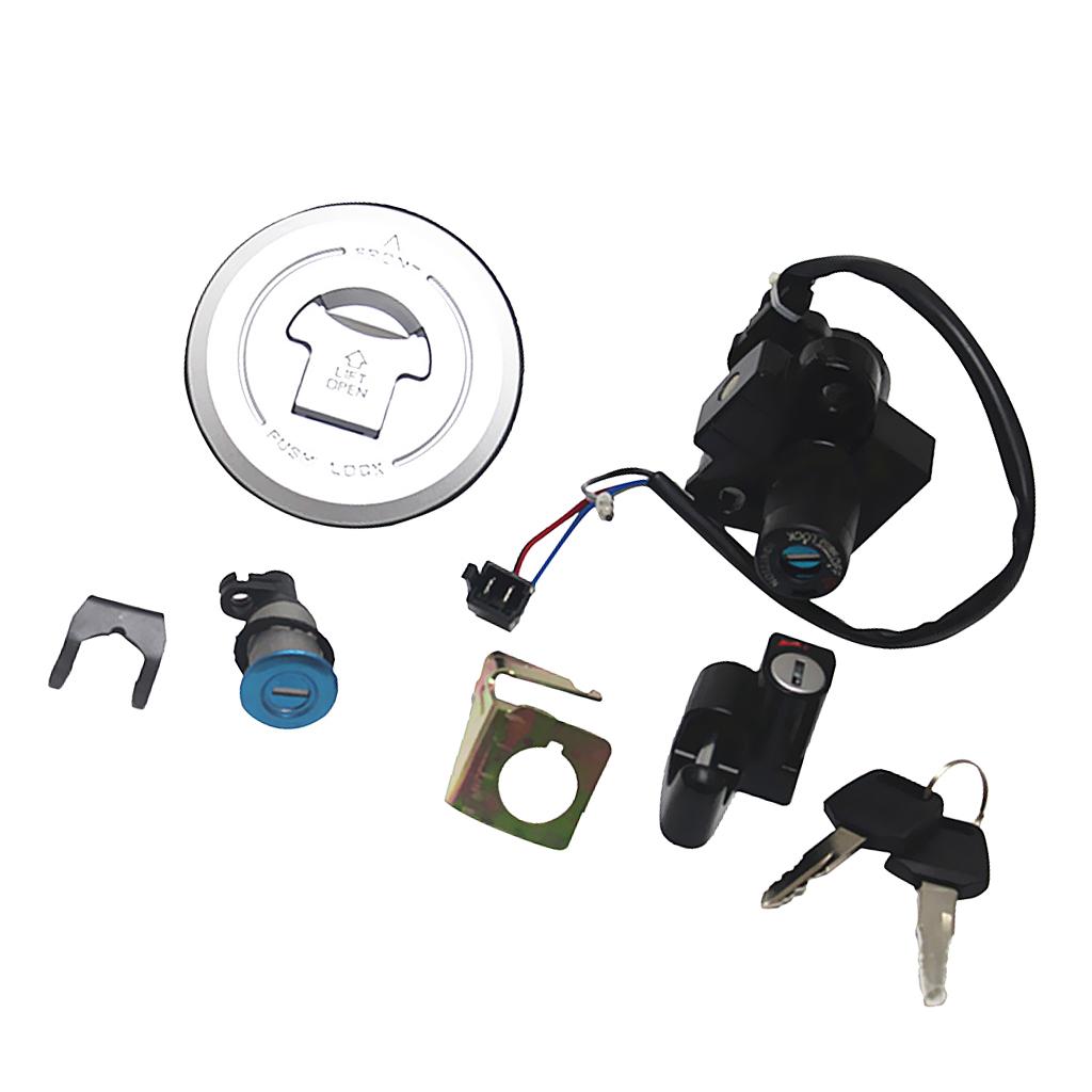 Ignition Key Switch with Fuel Tank Cover Kit for