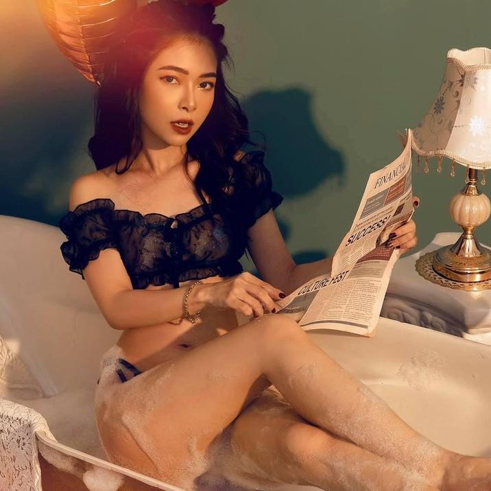 Bộ đồ lót nữ sexy xuyên thấu đồ ngủ cosplay màu đen gợi cảm