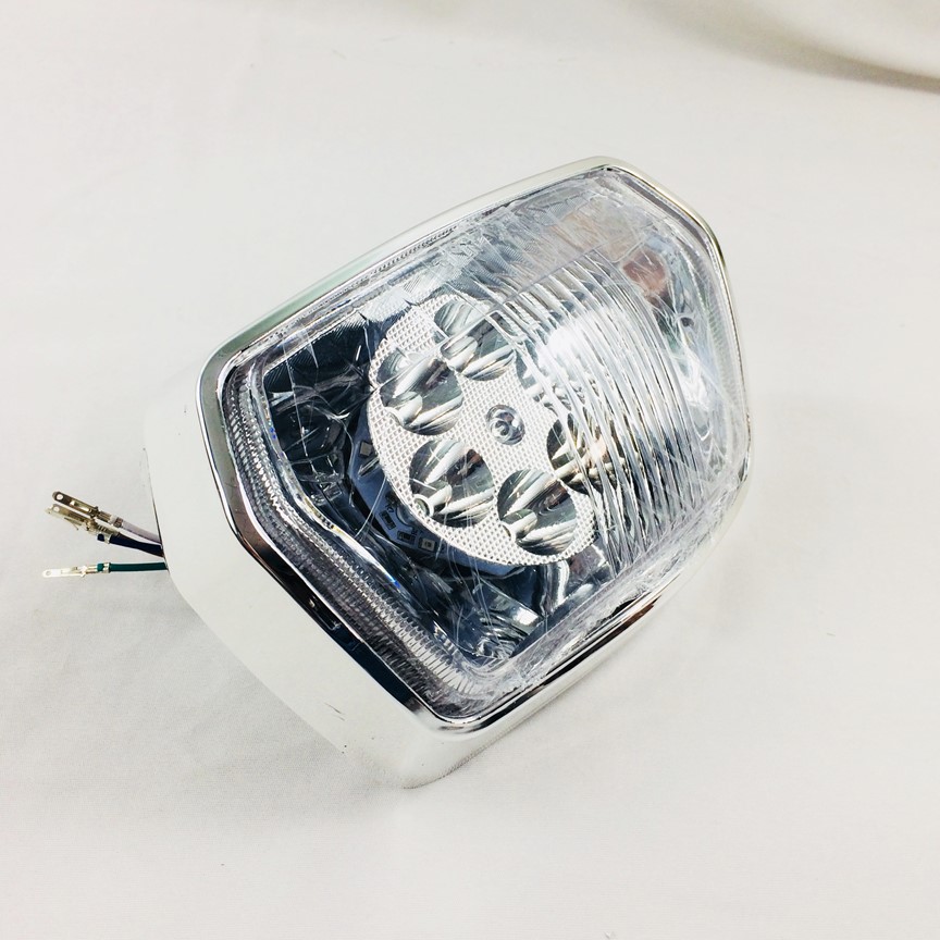 Bộ mặt nạ đèn pha led 6 bóng kiểu tròn cho xe Dr3am đầu lồi