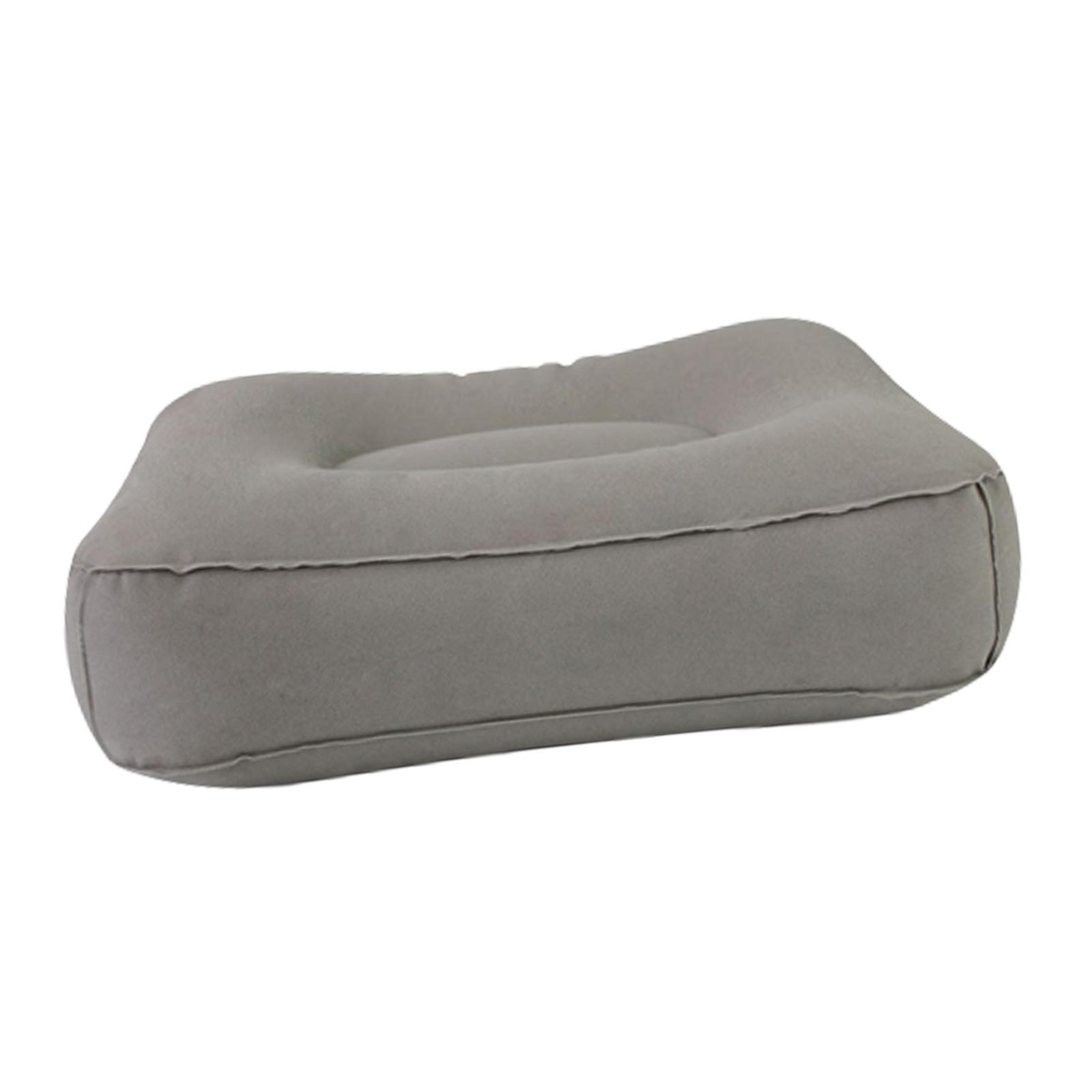 Foot Rest Pillow, PVC Inflatable Foot Rest Mat , Travel Foot Rest Pillow for Office, Home, Travel, Car, Airplane
