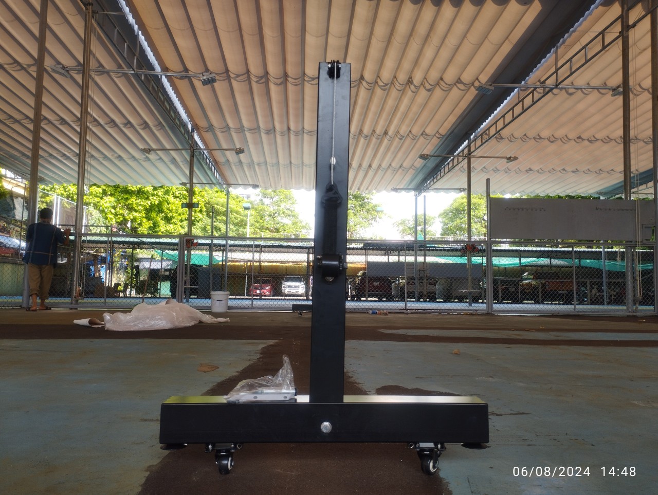 Trụ Pickleball 303704 thép 80x80 chính hãng tiêu chuẩn thi đấu chuyên nghiệp
