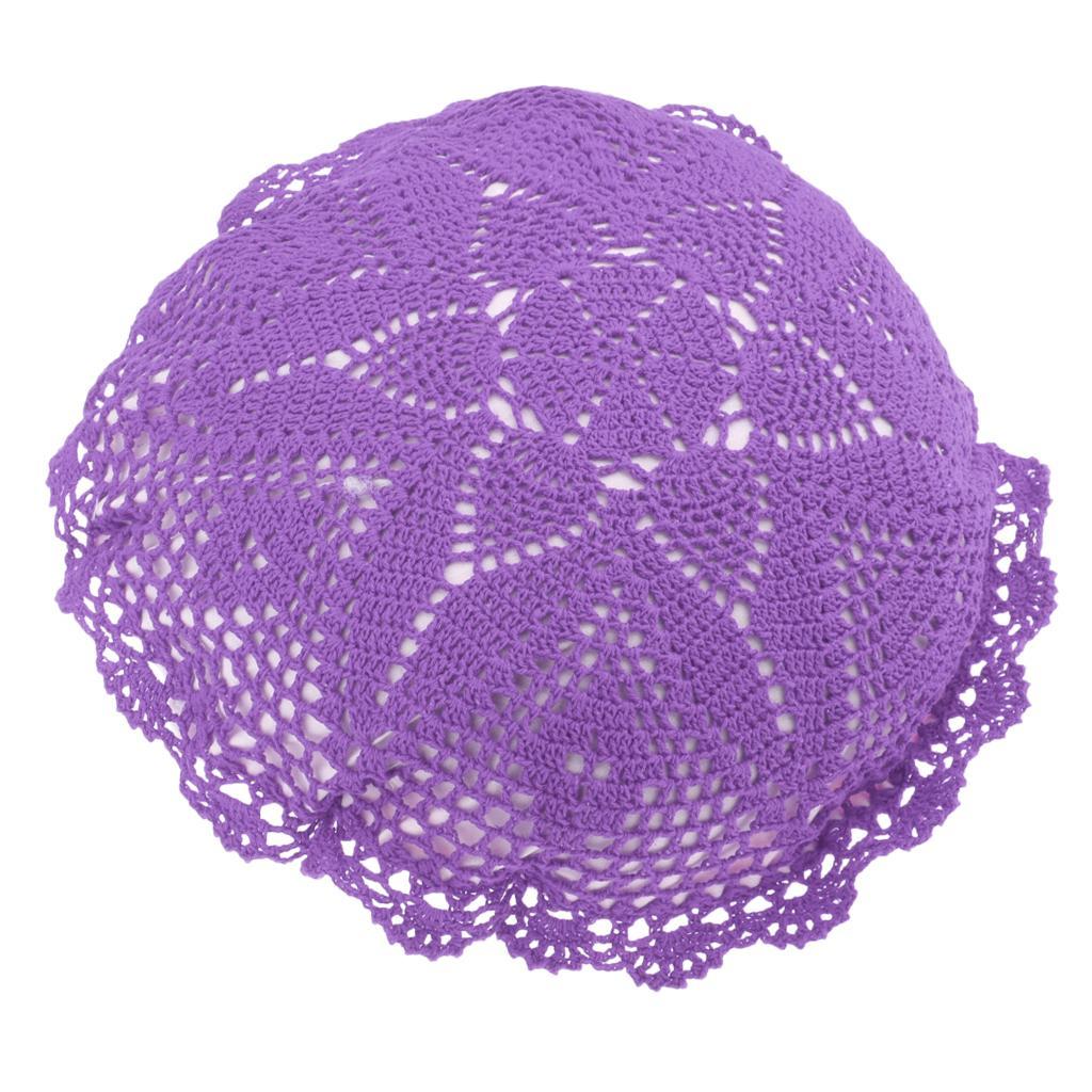 Handmade Crochet Cotton Pillow Cases W/ Pillow Core Soft Sofa Pillow Cushion
