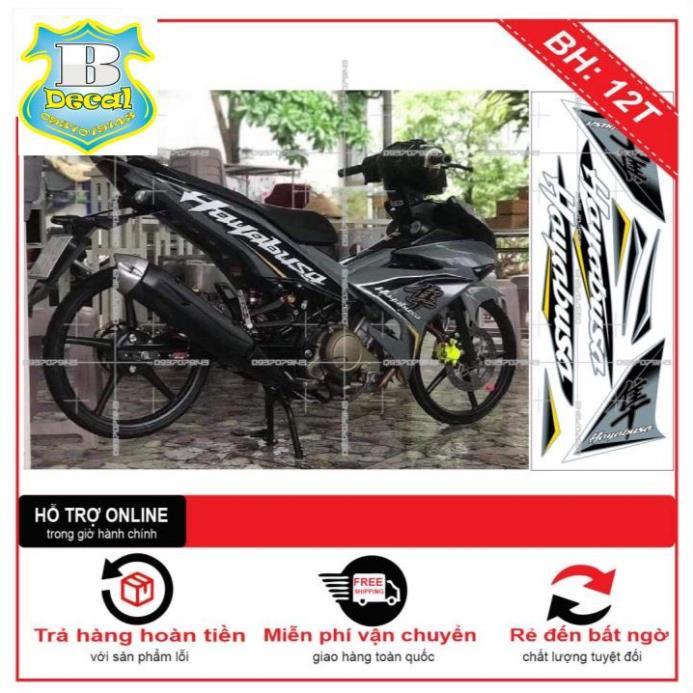 Tem rời dành cho EX 150 HAYABUSA XANH