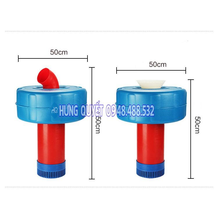 Máy bơm nước Oxy, máy bơm sục khí tạo ôxy hòa tan cho ao nuôi  1.5KW kèm 15m dây