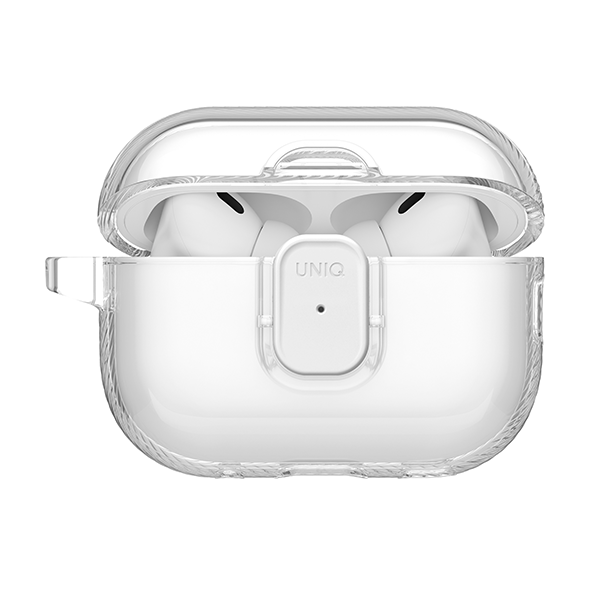 Bao Case cho Airpods Pro 3 UNIQ Glase Pro Ultra Clear Snap Closure Case - Hàng Chính Hãng