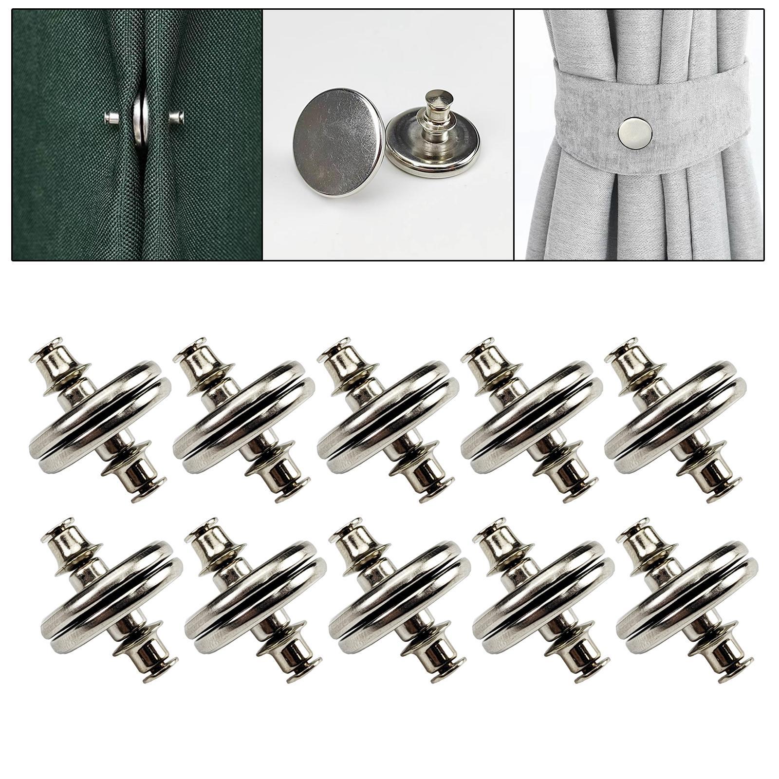 10Pcs Curtain Closure Drapery Buckle Pergola Shower Curtain Clips