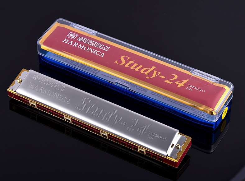 Kèn Harmonica 24 lỗ Tremolo key C