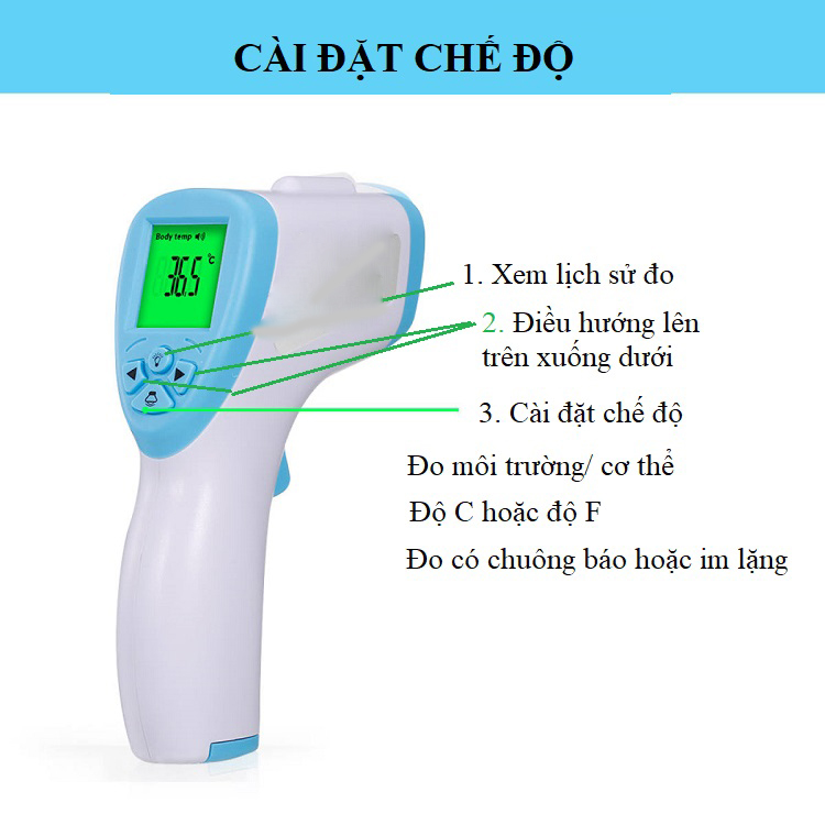 Thiết Bị Đo Nhiệt Độ Hồng Ngoại GP-0200