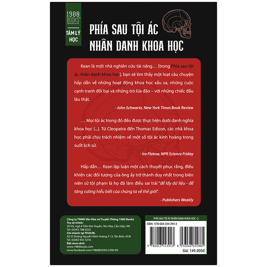 Combo 2 Tập: Phía Sau Tội Ác Nhân Danh Khoa Học Tập