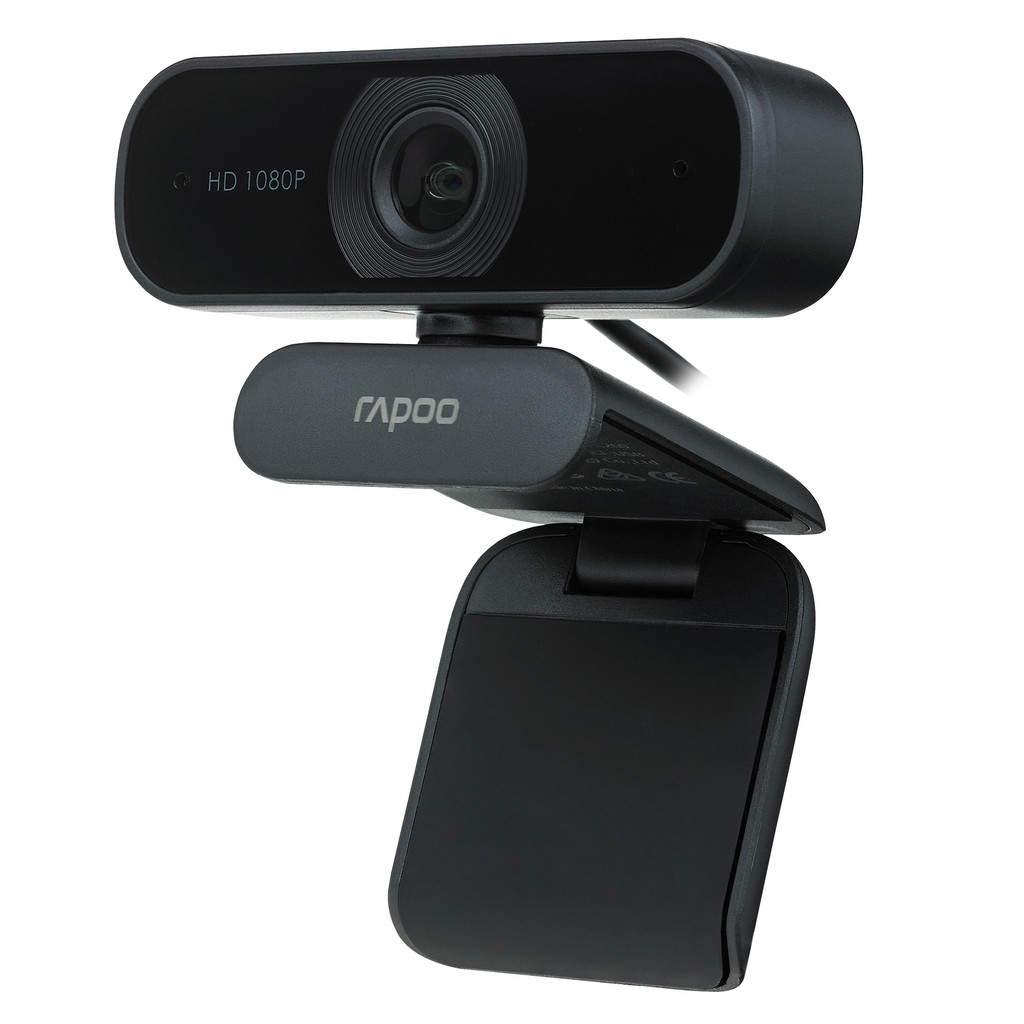 Webcam FullHD 1080p Micro Khử Ồn Kép RAPOO C260 - Hàng Chính Hãng