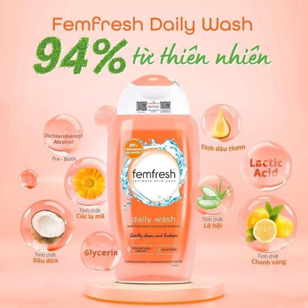 Dung dịch vệ sinh phụ nữ Femfresh 250ml(Hàng xách tay)