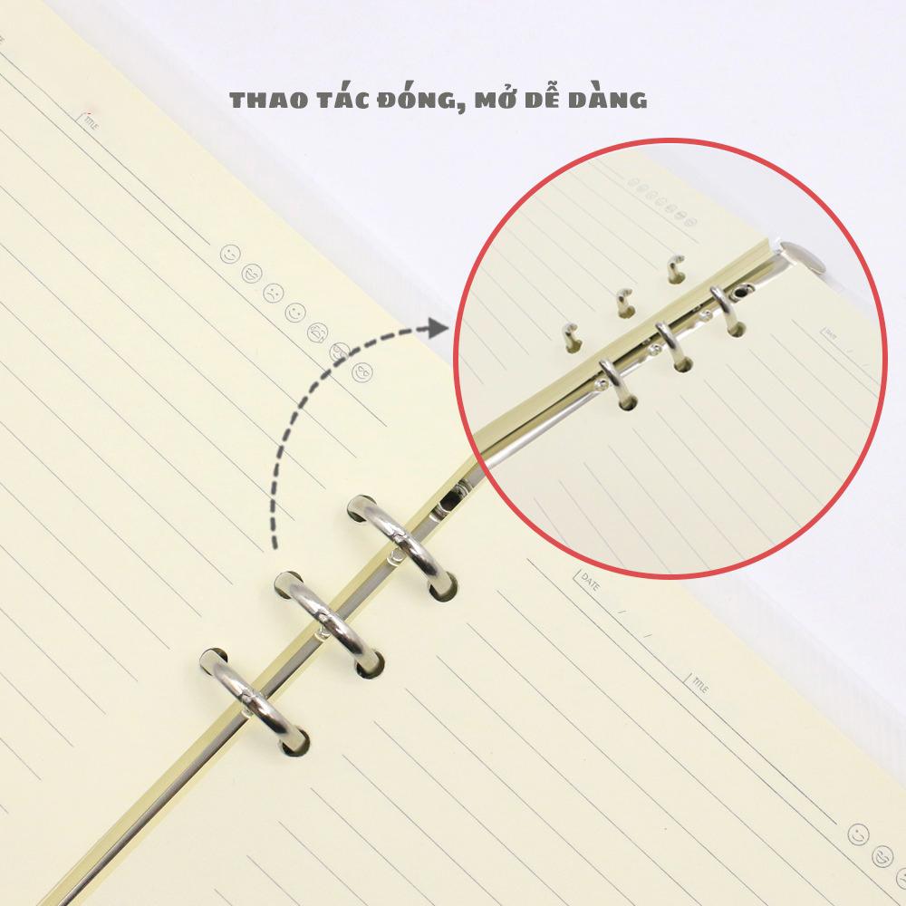 Sổ Bìa Còng Nhựa Trong Subject A5 - Kẻ Ngang - 200 Trang 100gsm - Hồng Hà 3023