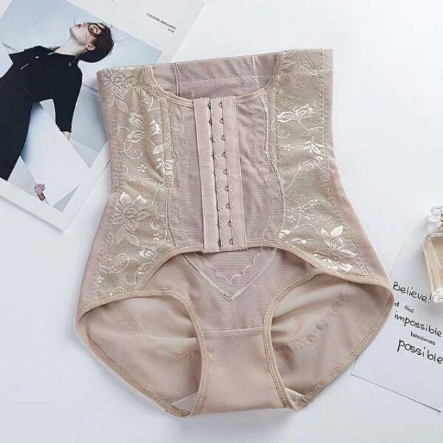 Quần gen nịt bụng cạp cao móc cài cao cấp, quần ken định hình bụng cạp cao móc cài