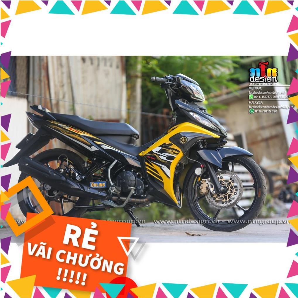 Tem Rời Exciter 135 Mẫu LC 2021 Zin Vàng Đen Trắng