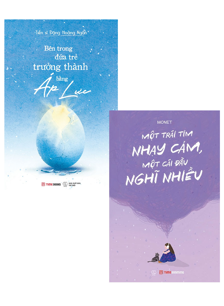 Combo Bên Trong Đứa Trẻ Trưởng Thành Bằng Áp Lực + Một Trái Tim Nhạy Cảm, Một Cái Đầu Nghĩ Nhiều (Bộ 2 Cuốn) - TIME