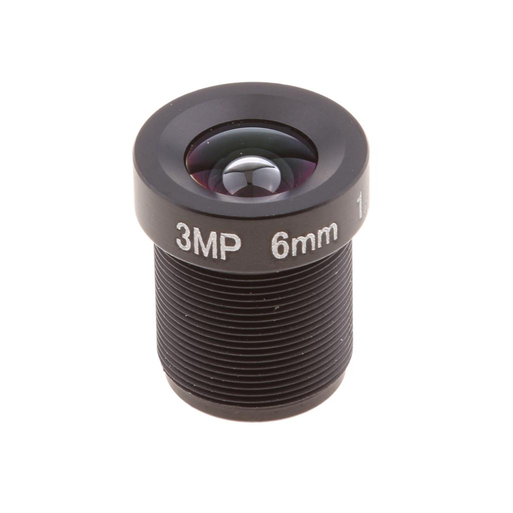6mm Kits of Lens 2MP Board Lens Surveillance Accessories for CCTV Surveillance 1080P Camera Lens Black