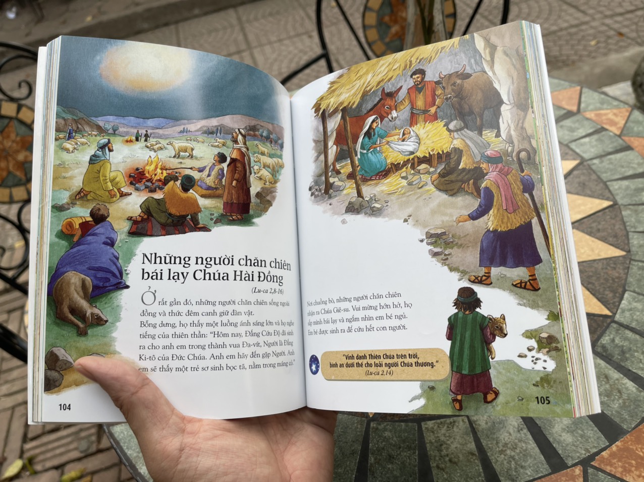 (Bìa mềm) KINH THÁNH CHO THIẾU NHI CỰU ƯỚC VÀ TÂN ƯỚC – La Bible Pour Les Enfants - Lm. Phêrô Nguyên Hiệu dịch – NXB Tôn Giáo