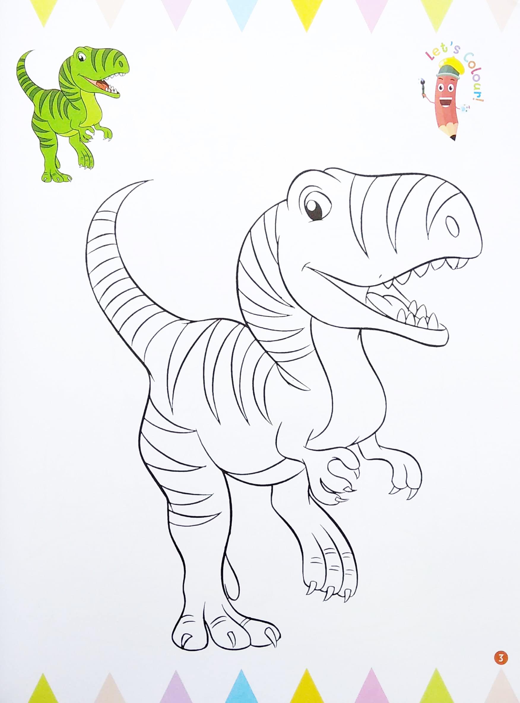 It’s My First Dinosaurs Colouring Book