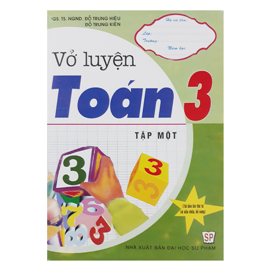 Vở Luyện Toán Lớp 3 Tập 1