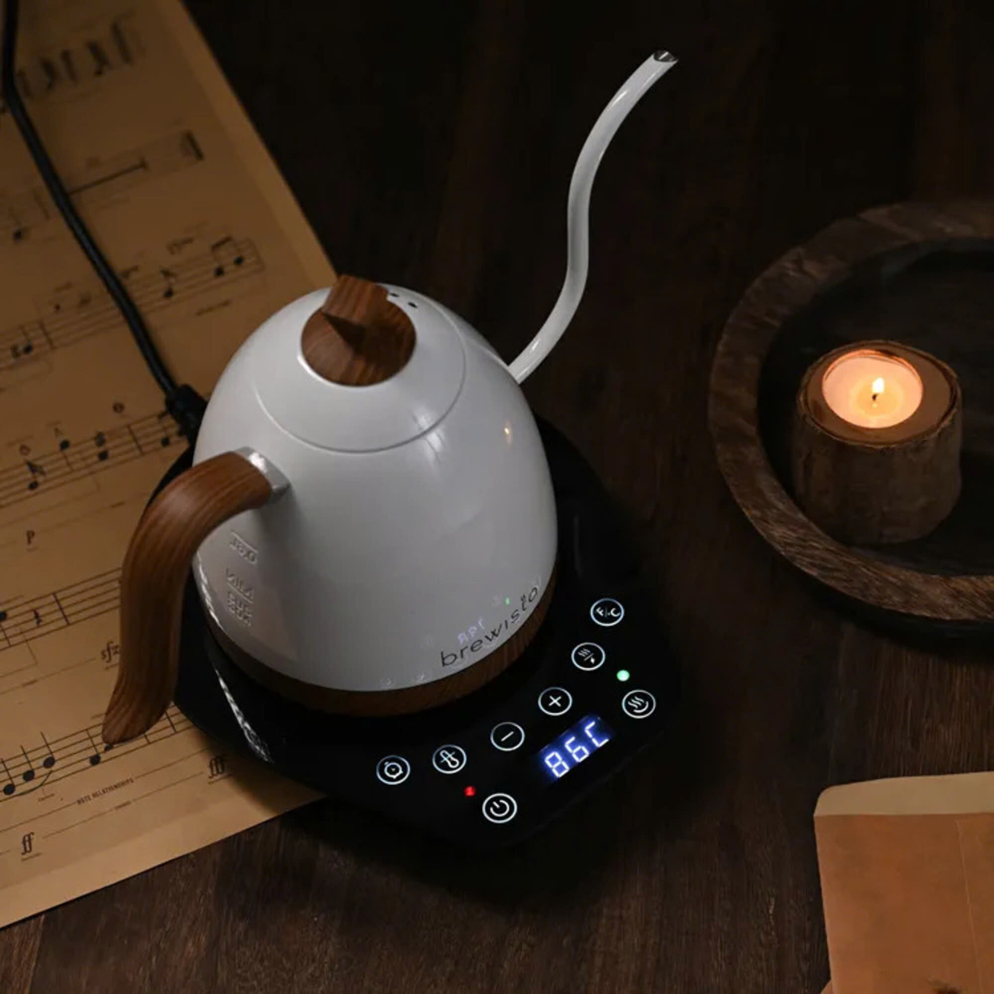 Hàng chính hãng ấm đun rót cà phê Brewista Artisan 600ml Gen 3 Pro 1500w