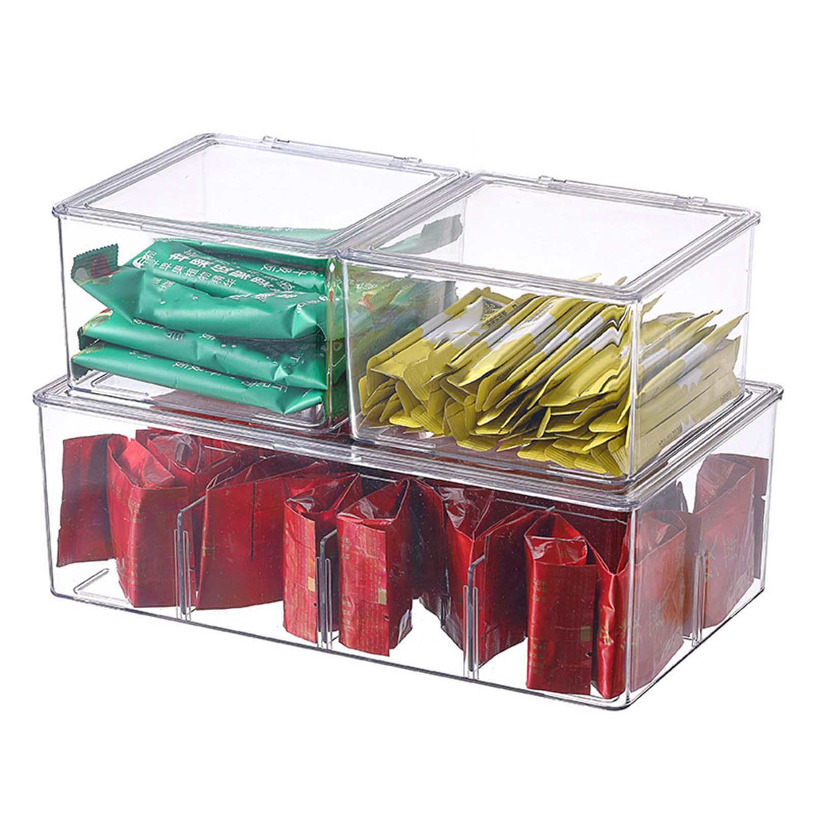 Tea organizer storage holder bin bags condiment Small