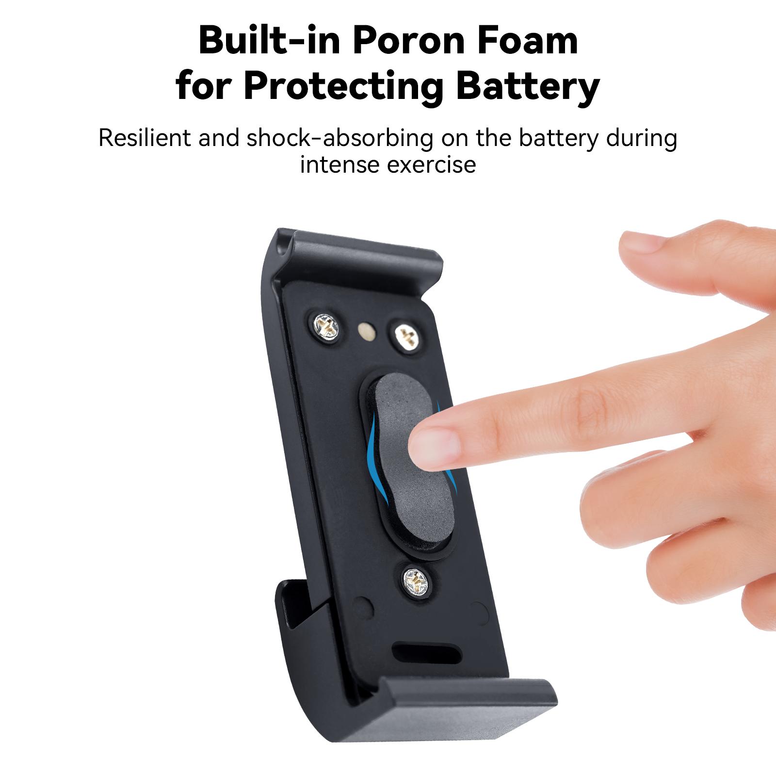 TELESIN Cho GoPro 11 10 9 Màu Đen Chống Nước Nắp Bên Có Thể Tháo Rời Dễ Dàng Nắp Sạc Type-C Cổng Cho GoPro Her Nhựa Chống Mưa