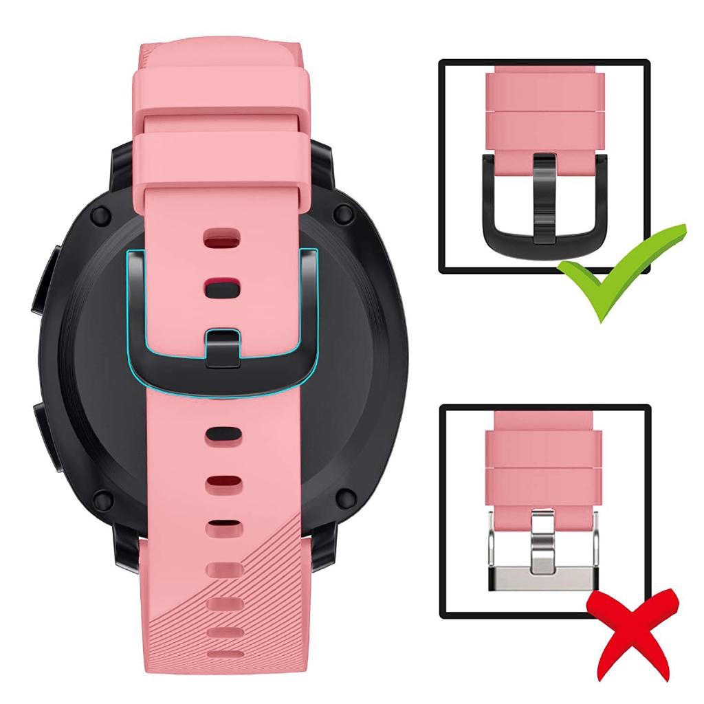 Dây đeo silicon cho đồng hồ thông minh Huami Amazfit gts 2e GTS2 mini GTS3