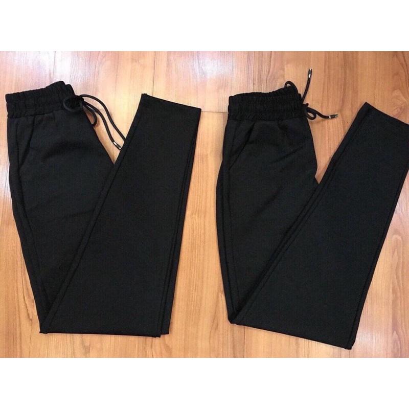 QUẦN THUN DÁNG JOGGER KO ÔM CHÂN- CHẤT LIỆU SIÊU GIÃN