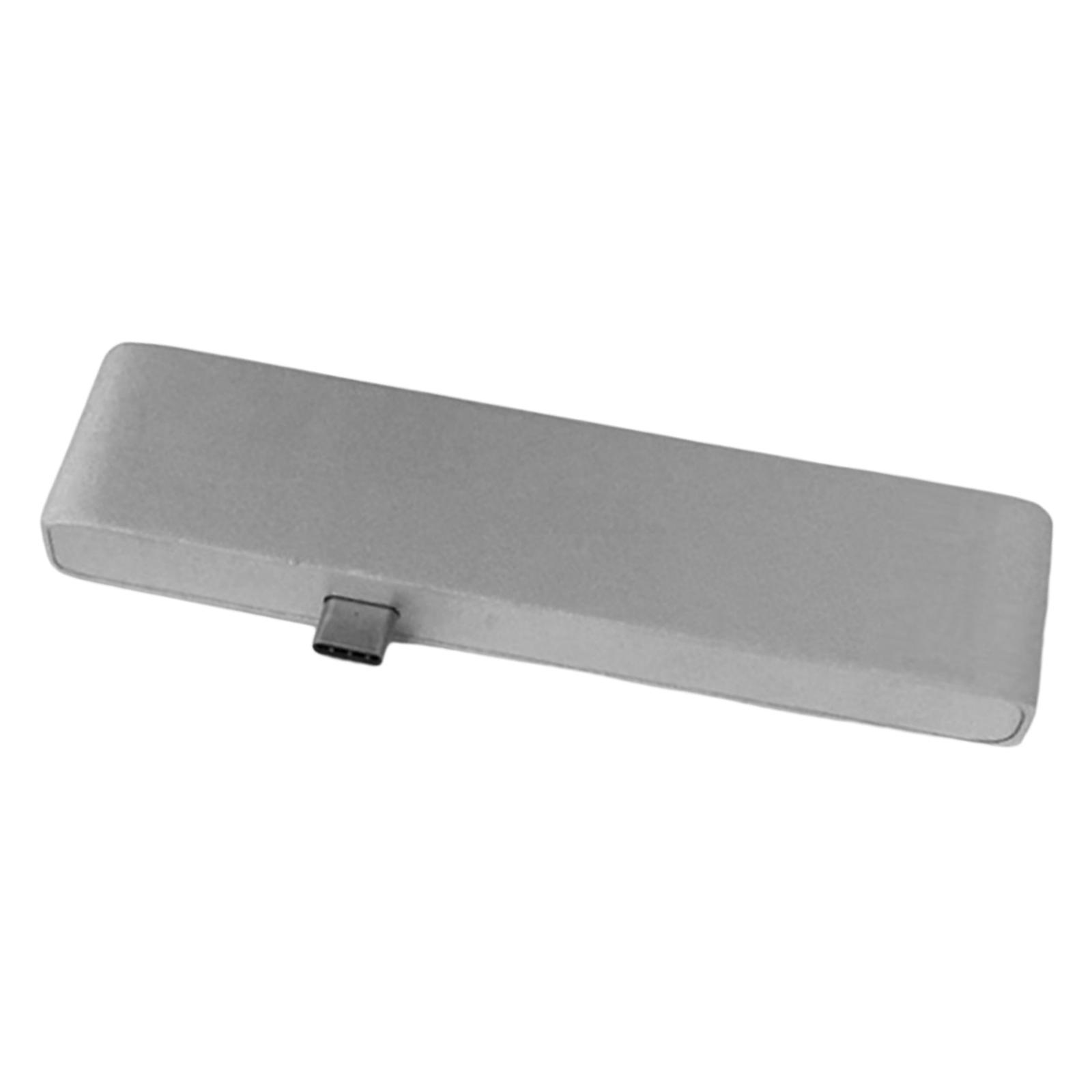 Multi-Port Adapter with USB-C +2 USB 3.0 Ports+SD/Micro Card Reader for Mac