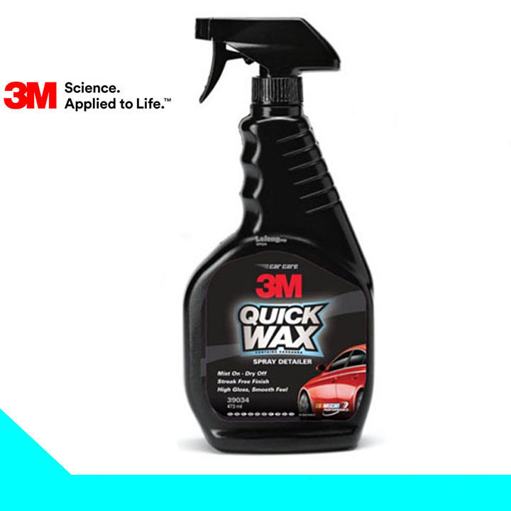 Chai xịt đánh bóng nhanh sơn xe 3M quick wax 39034