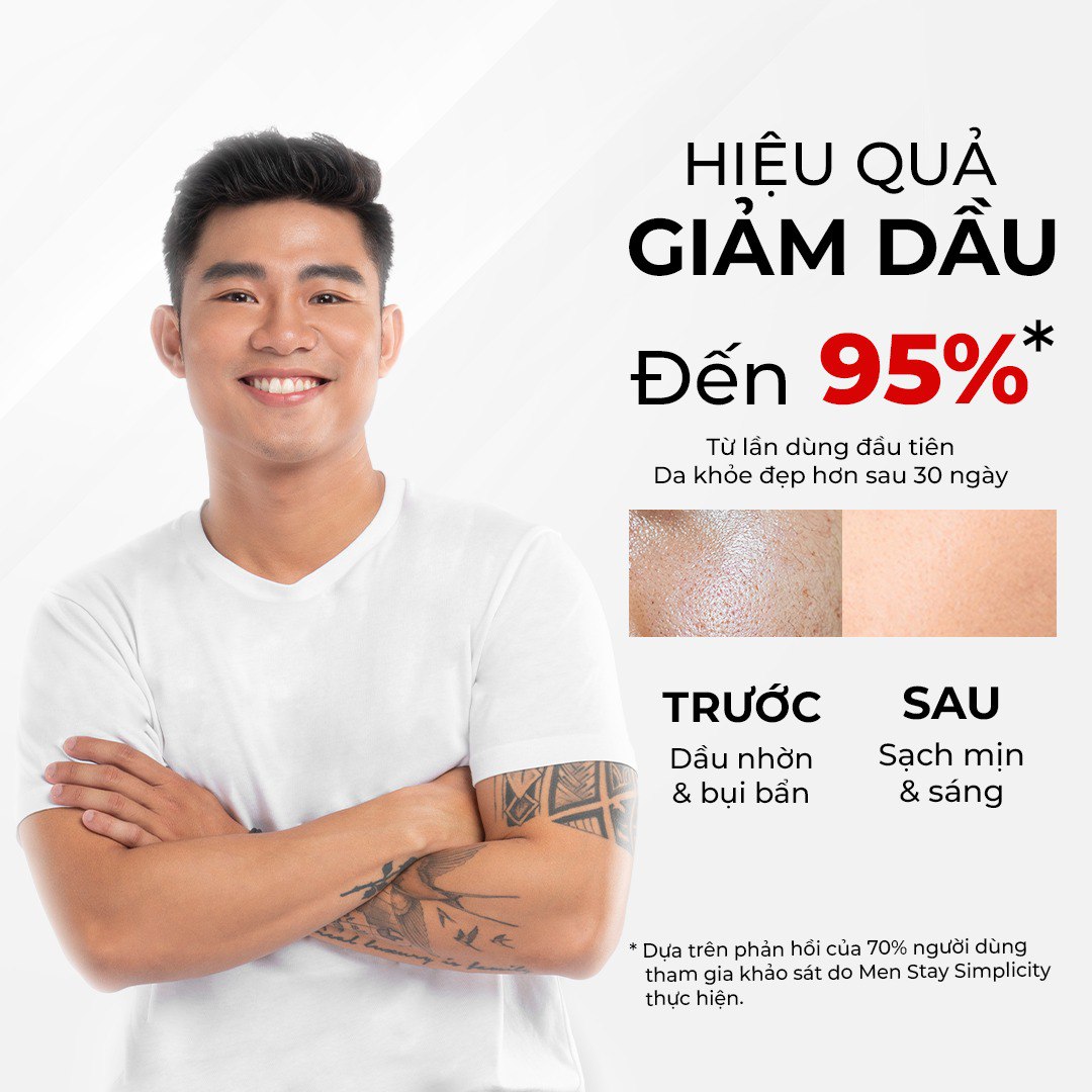 Bộ đôi chăm sóc toàn diện Men Stay Simplicity