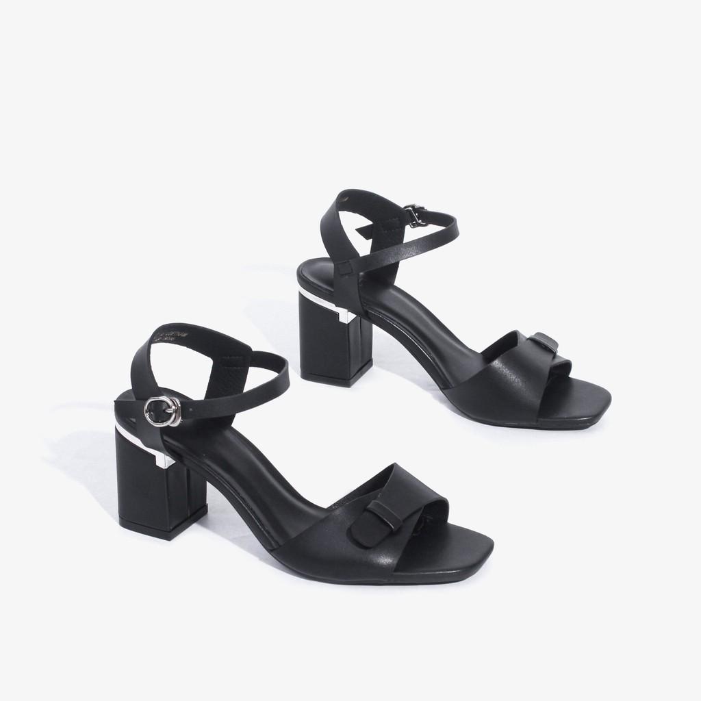 Giày Sandal Cao Gót 5cm Mũi Vuông Pixie X744