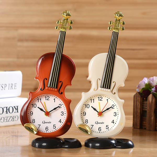 Đồng hồ báo thức - hình cây đàn violin