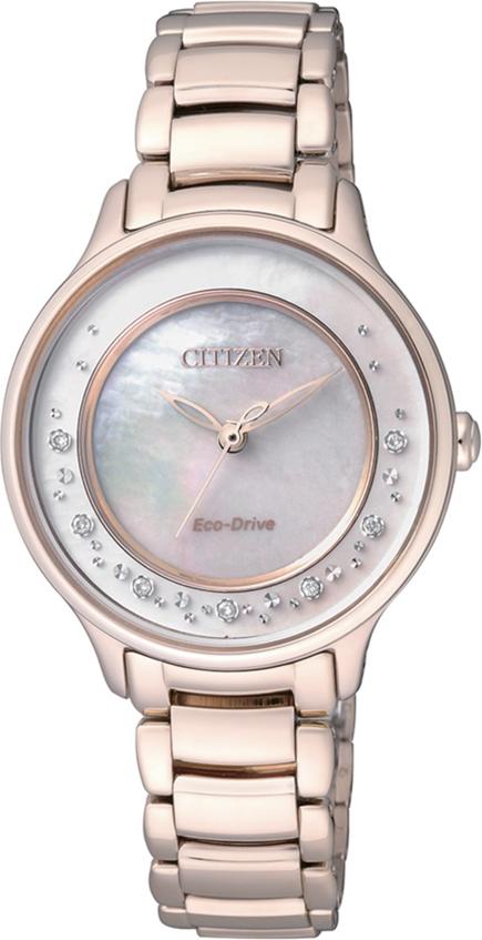 Đồng Hồ Nữ Dây Kim Loại CITIZEN EM0382-51D (30mm) - Mặt Xà Cừ