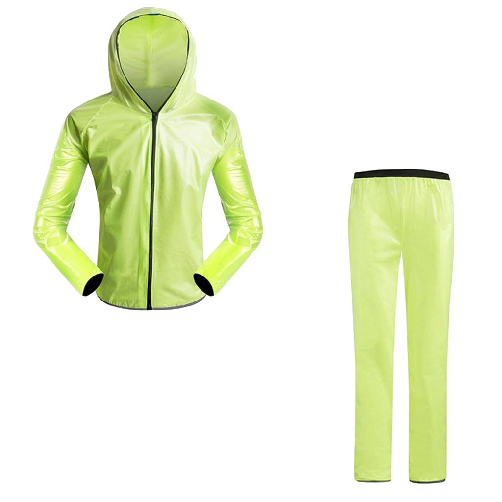 Adult Waterproof Jacket Trousers Rain Suit Jacket and Trousers